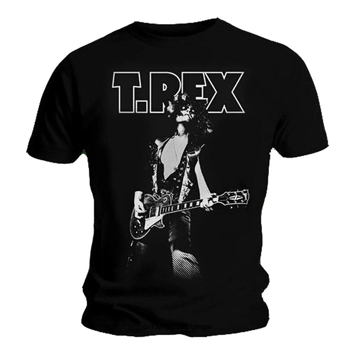 

Funny Men t shirt white t-shirt tshirts Black tee T REX Vintage Logo Bolan ~ GLAM Marc Men's Short Sleeve T-Shirt