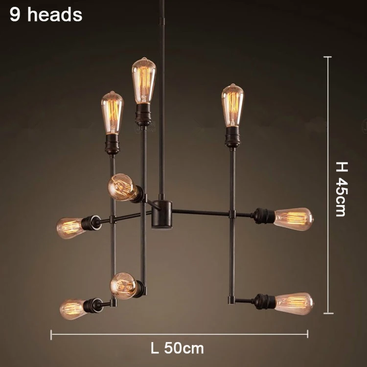 9 heads