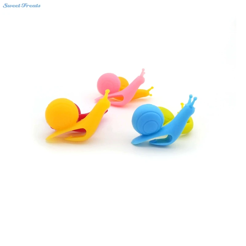 5 шт. силиконовые чайные пакеты в форме улитки|random color|random toolrandom tea |