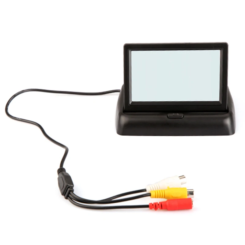 AZGIANT HD 4 3 дюймовый TFT LCD экран складной Автомобильный Обратный ЖК монитор камера