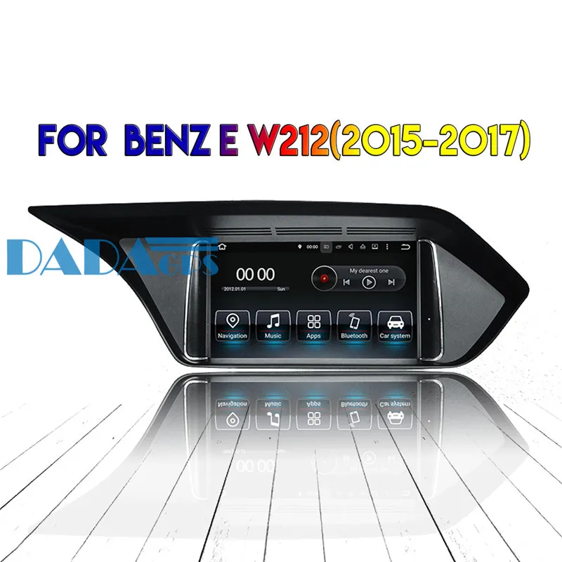 Excellent 2din Android 8.0 7.1 Radio Car DVD Player GPS Headunit For MERCEDES-BENZ E W212 2015 2016 2017 Car Stereo Autoradio Multimedia 4