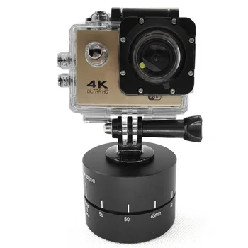 

60 Munites 360 Degree Panning Rotating Time Lapse For Gopro Hero 7/6/5/4/3/3+/2/1 DSRL Xiaomi Yi SJ4000 Action Camera