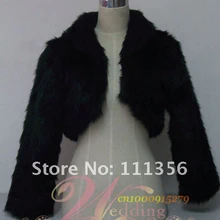 Свадебное болеро из искусственного меха черный, белый цвет слоновой кости шаль, палантин, накидка, накидка, аксессуары для свадьбы свадебный Обёрточная бумага