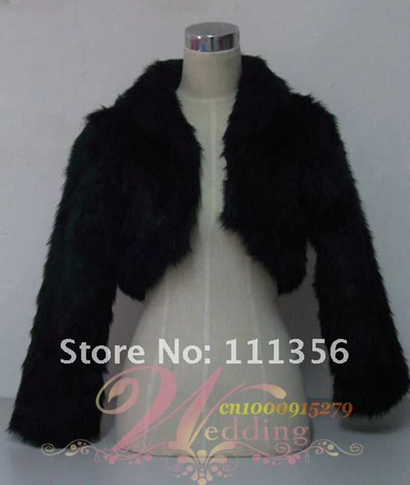 

Bridal Faux Fur Shrug Black White Ivory Shawl Stole Wrap Cape Wedding accessories bridal wrap