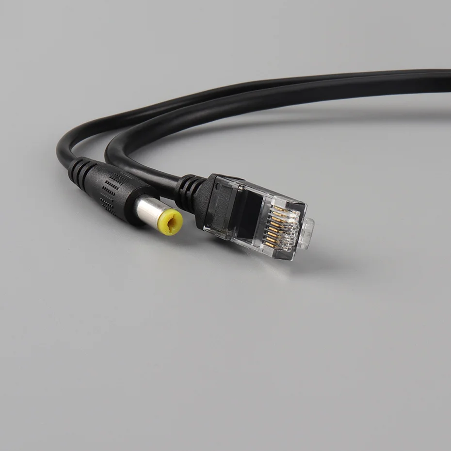 ZSVEDIO IP камера PoE сплиттер 48 В вход и 12 выходная мощность через Ethernet адаптер пусть DC
