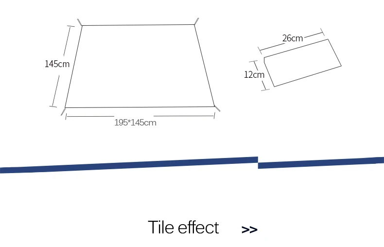 Hewolf 195x145 см Оксфорд водонепроницаемый тент коврик для пикника барбекю коврик для пешего туризма песок пляж отдых кемпинг брезент палатка матрас