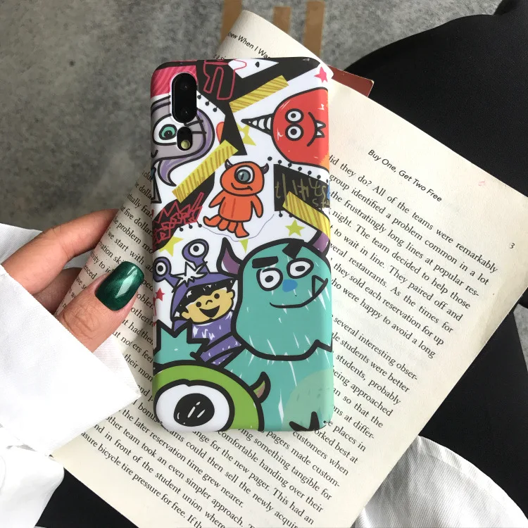 

Cute Monster Hard Case For Xiaomi Mi 8 8 SE Luxury Matte Ultra Slim Thin Coque Cover For Xiaomi Mi 6 6X Case Xiaomi Mi Note 3
