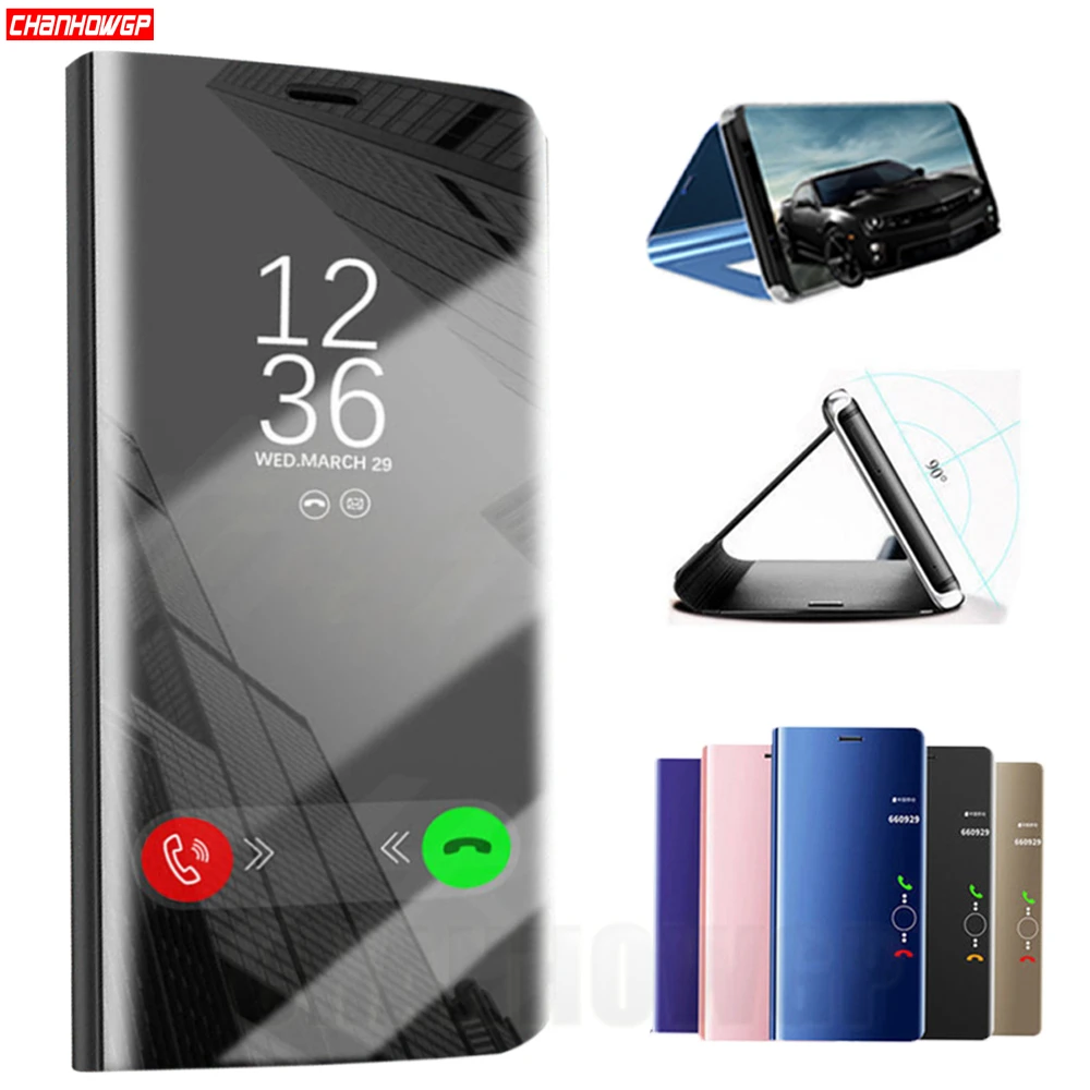 

New Mirror Flip Case For Xiaomi Redmi Note 6 Pro 5A Prime 4X 4 Global 6A S2 5 Plus Mi A2 Lite A1 8 SE Lite 5C Pocophone F1 MIX2
