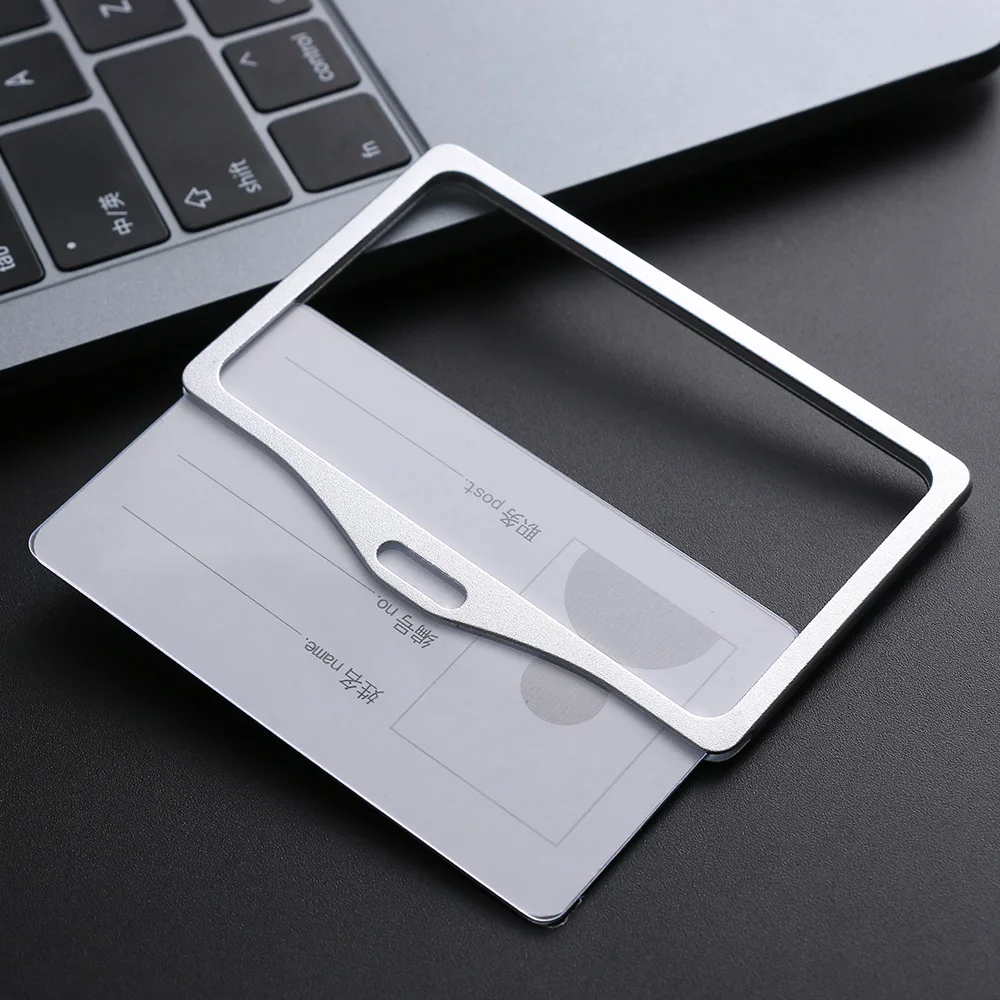 Aluminium Alloy Card Holder Employee Name ID Card Cover Metal Work Certificate Identity Badge ID Business Case