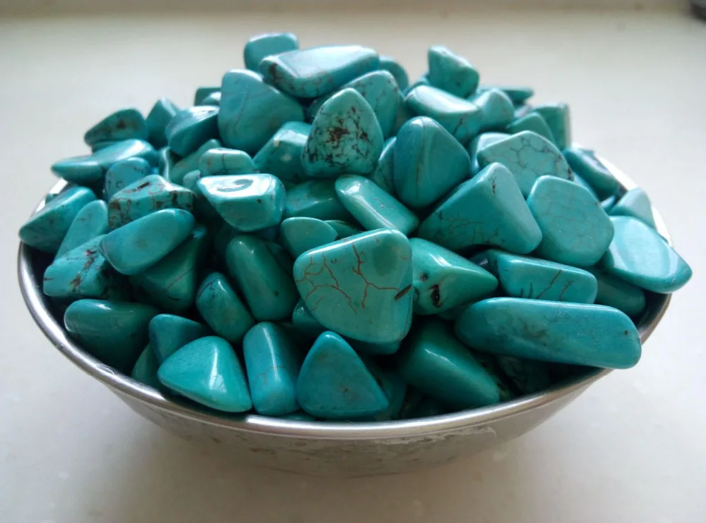 115g BLUE Turquoise rock polished 1/4lb Rough stone Nugget Healingin