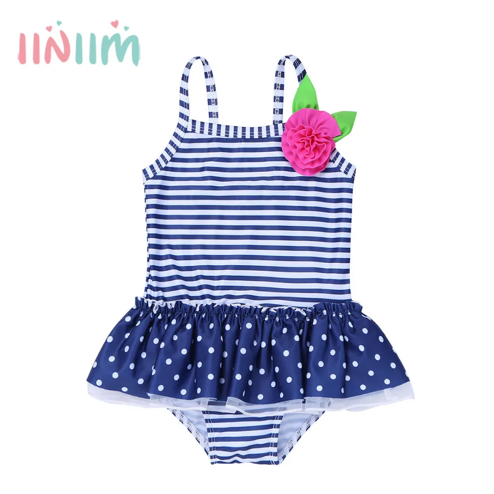 Newborns Baby Girls One piece Striped Flower Polka Dots Ruffles Striped