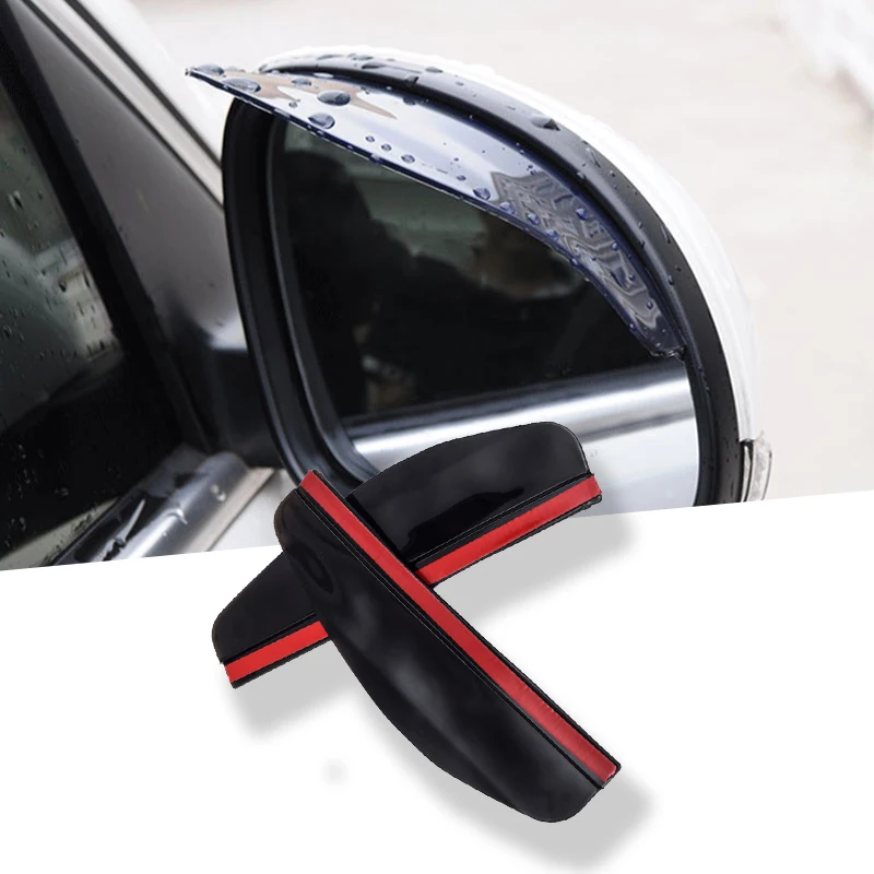 

2pc Car accessories rearview mirror rainproof car sticker for BMW E46 E36 audi a5 volkswagen golf 4 5 6 7 alfa romeo 147 156 159