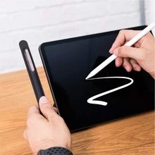 Устойчивый к царапинам портативный защитный чехол для сенсорной ручки цветной мягкий держатель из натуральной кожи легкий универсальный для Apple Pencil