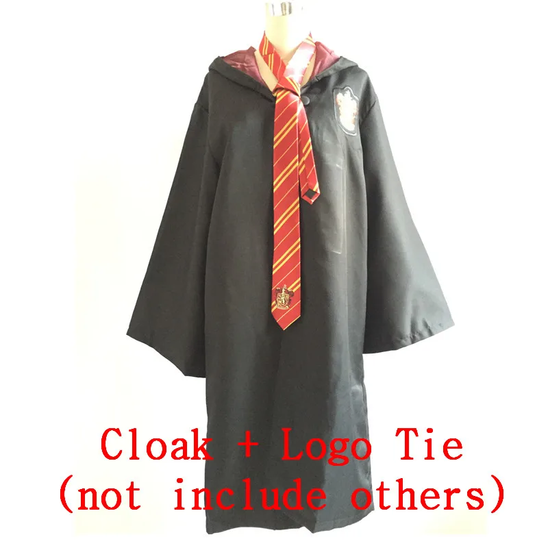 Gryffindor adult Одежда для взрослых и детей, плащи, галстуки-шарфы, шапки, маскарадные костюмы Гриффиндор, одежда, перчатки, носки, Слизерин Гермиона, для женщин и мужчин - Цвет: Gryffindor adult