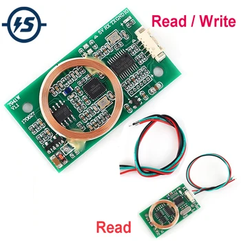 

RFID Wireless Module Dual Frequency 5V Read/Write UART ISO14443A 13.56MHz 125KHz 50mA for IC/ID Card