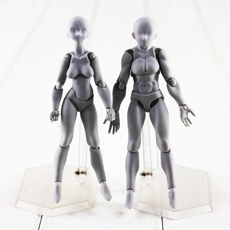 8 видов стилей 5 ''Figma фигурка для тела Archetype He She Body Kun Body Chan, серый, черный цвет, чистая кожа, мужские и женские модели кукол