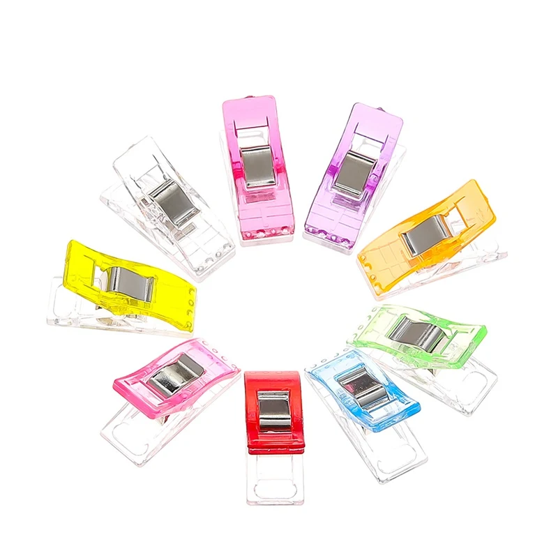

10Pcs Clips Sewing DIY Crafts Quilt Quilting Clip Clip High quality multicolor Plastic Clips For Patchwork