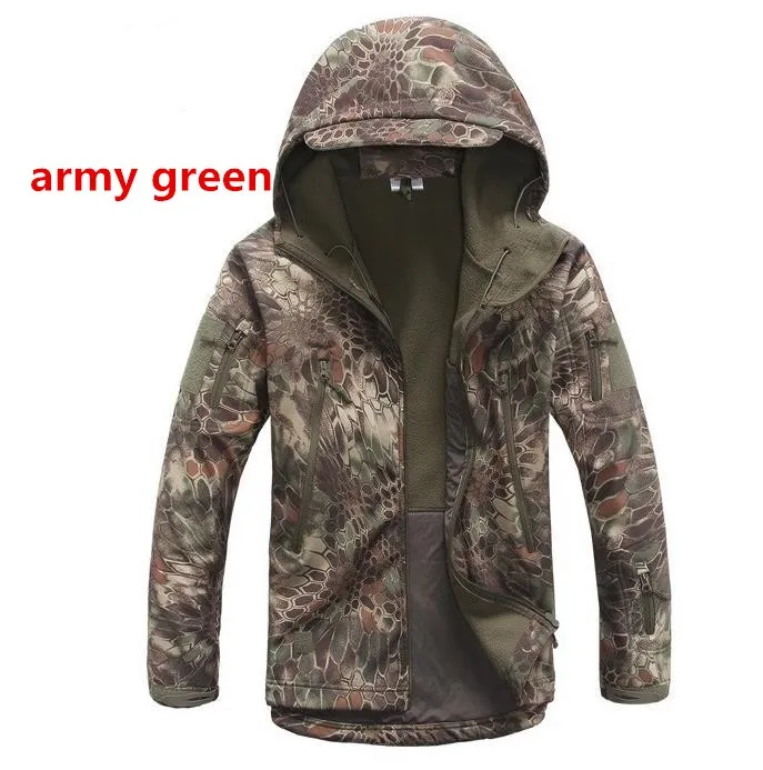 Модернизированная TD V5.0 Военная тактическая куртка мужская зимняя теплая дышащая водонепроницаемая ветрозащитная мягкая оболочка американские армейские пальто
