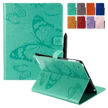 

For Apple iPad 2 3 4 Case Fashion 3D Butterfly Embossed PU Leather Flip Stand Case For iPad2 iPad3 iPad4 Tablet Cover Funda Skin