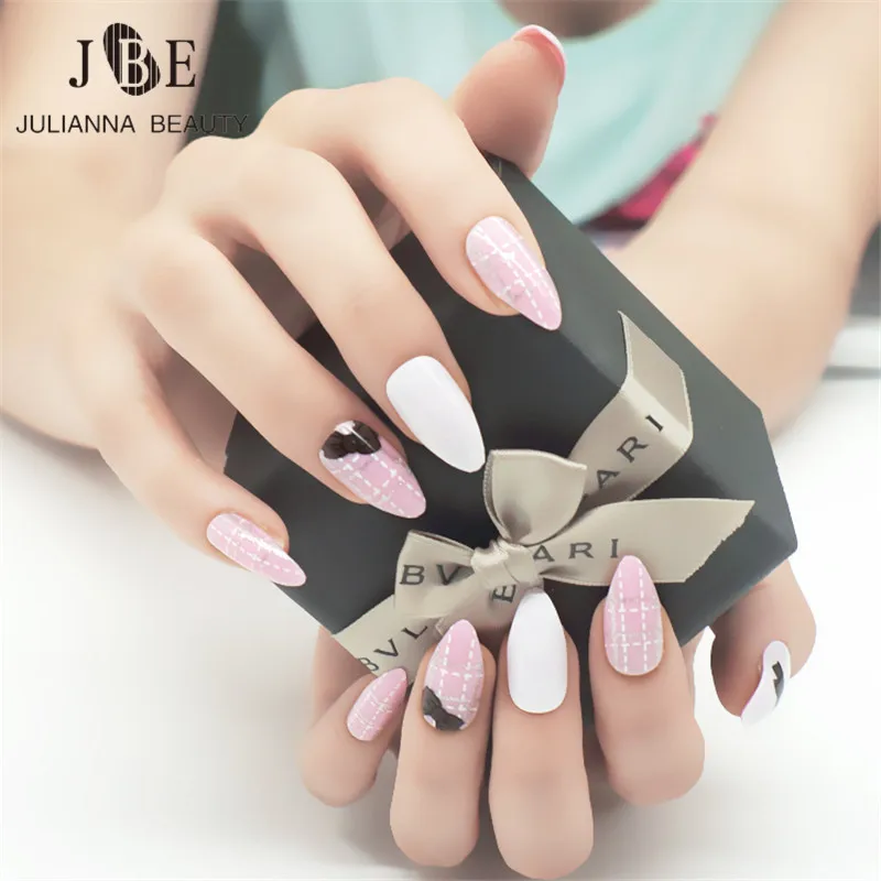 Ongle En Gel Pointu Rose