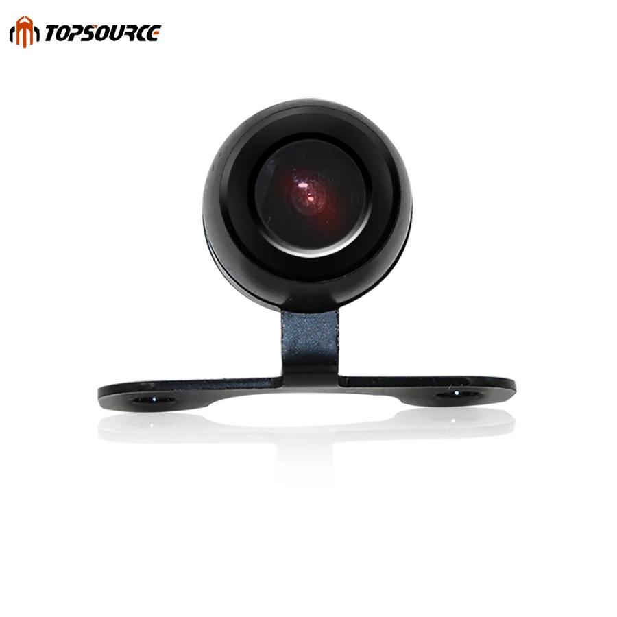 

TOPSOURCE 12V Mini Backup Camera Balck 6M Wire CCD Camera Reverse Camera Car Rear View Camera Waterproof Back up cam