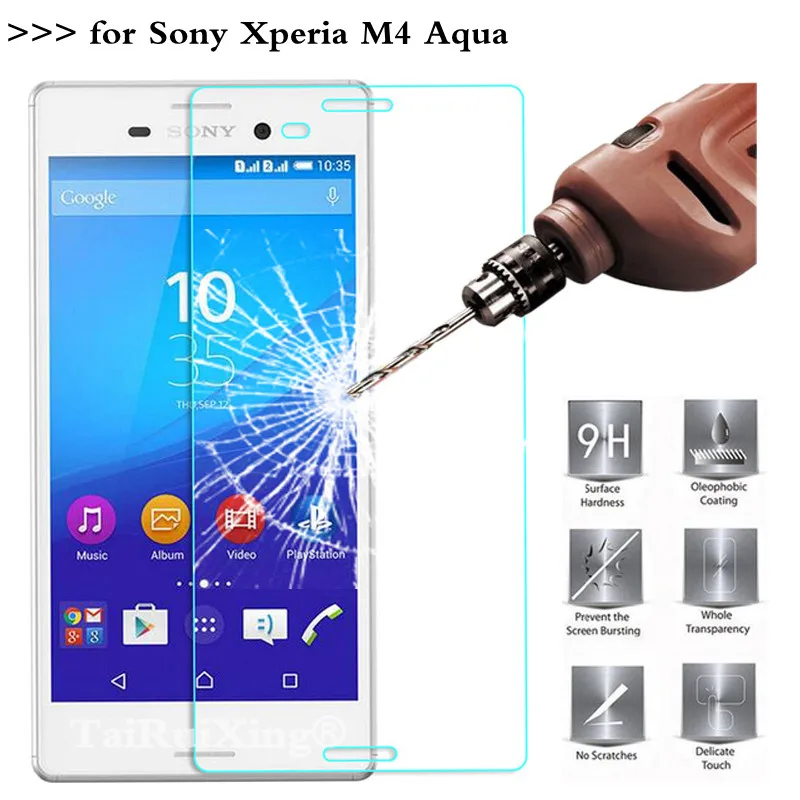 Для Sony Xperia M4 aqua E2303 E2333 E2353 принципиально 0.26 мм 9 H 2.5D закаленное Стекло Экран