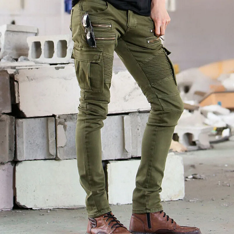 Aliexpress.com : Buy Hi Street Mens Cargo Jeans Designer