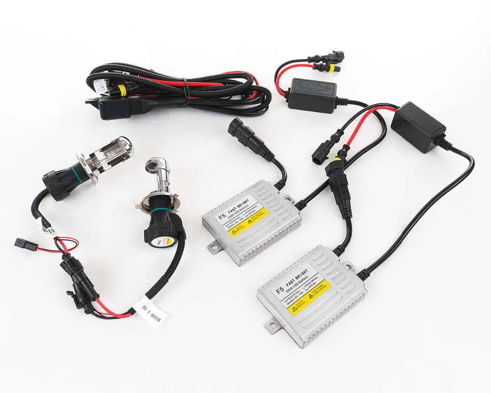 Bi xenon H4 0,1 секундный Быстрый Яркий F5 AC 12 В 55 Вт лампа для фар bi xenon hid комплект H4 9003 Hi Lo xenon 6000k 5000k 4300k