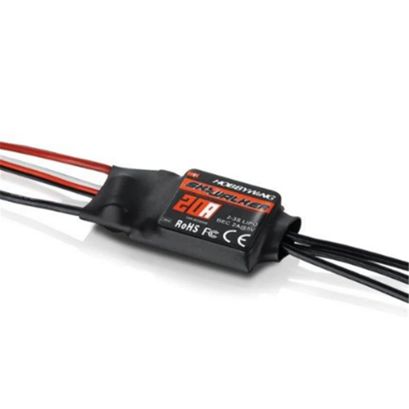 Hobbywing Skywalker 15A 20A 30A 40A 50A 60A 80A UBEC бесщеточный ESC с 5 V/5A BEC для RC самолета