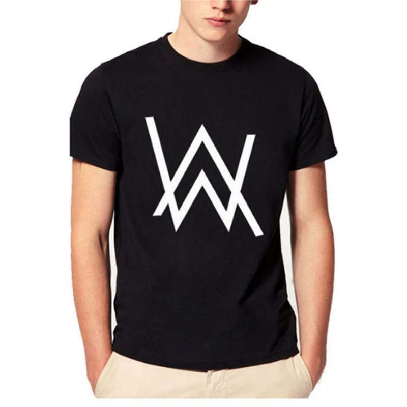 Electronic Music Dj Tee Divine Comedy Alan Walker Faded Logo Black T Shirt Unisex Clothing Shoes Accessories