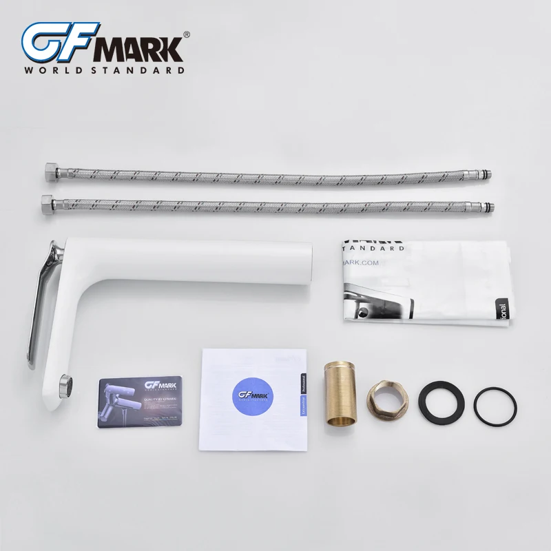 Смеситель для ванной комнаты GFmark латунный кран раковины современный дизайн