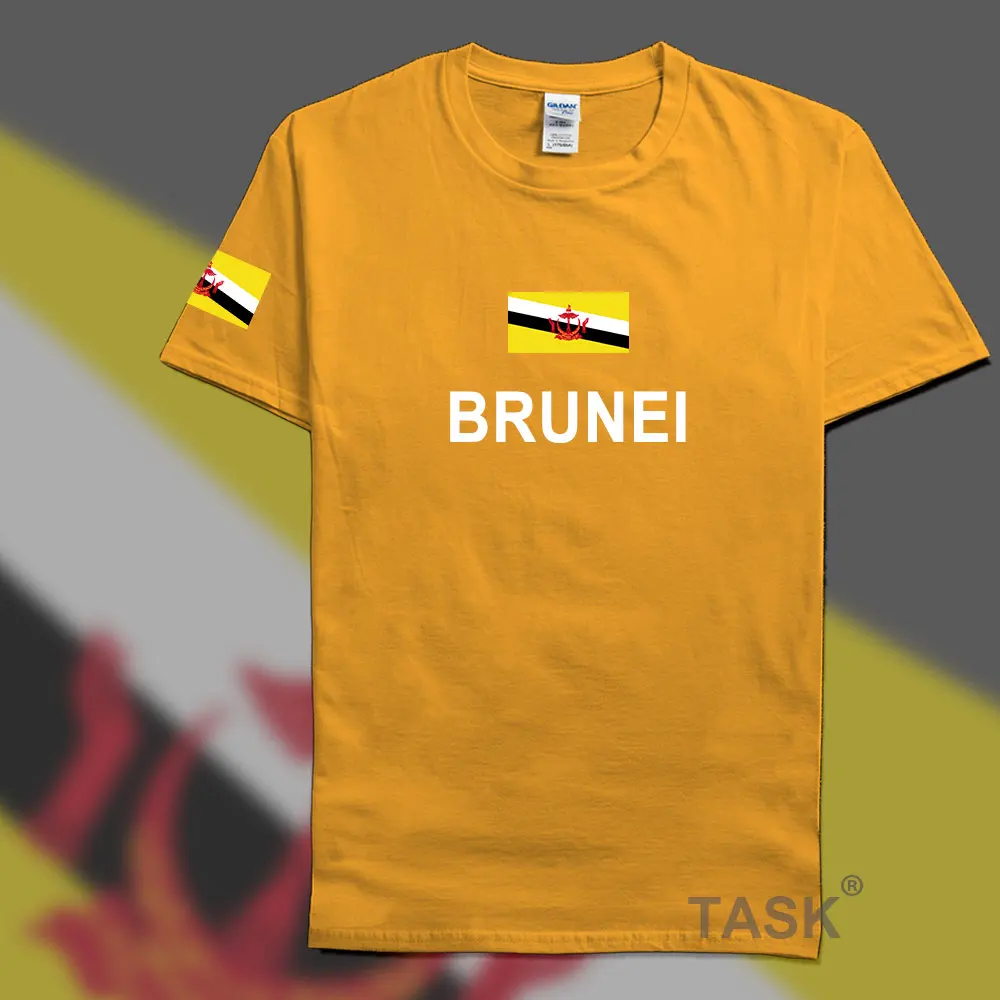 Nation of Brunei mens t shirts fashion 2017 jerseys' nation 100 cotton