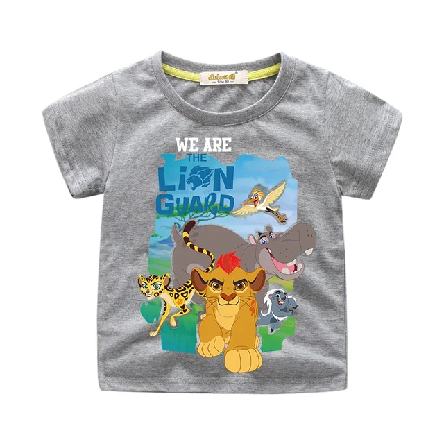 Children Cartoon The Lion King Simba Printing Tee Tops Boy Summer Short T-shirt Clothes Girls T Shirt Clothing For Kids WJ057 6