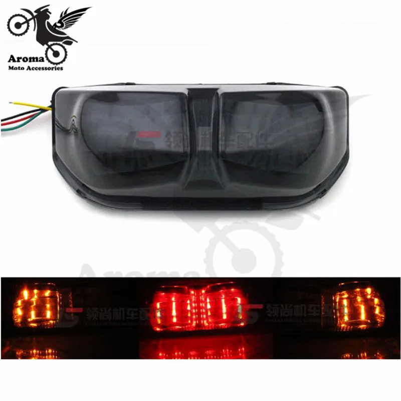 

professional Modified scooter accessories brand flasher rear motorcycle tail light for yamaha FZ8 FZ1 LED motorbike brake light