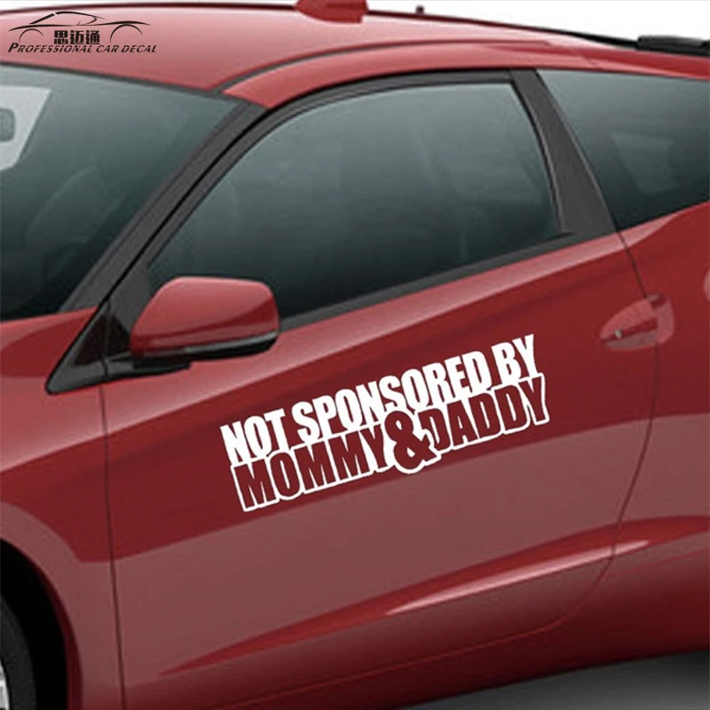 Автостайлинг Смешные не спонсированные MOMMY & DADDY водонепроницаемые автомобильные