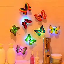 1 шт. стикер на стену s бабочка светодиодный настенный стикер s 3D Животные стикер на стены украшения оптом 40 p