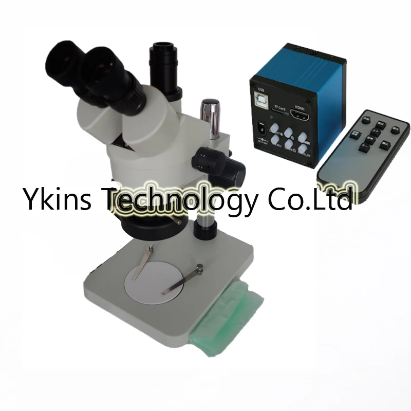 

16MP 1080P video camera 3.5X-90X Trinocular Stereo Zoom Microscope with 0.5X 2.0X Auxiliary Objective Lens