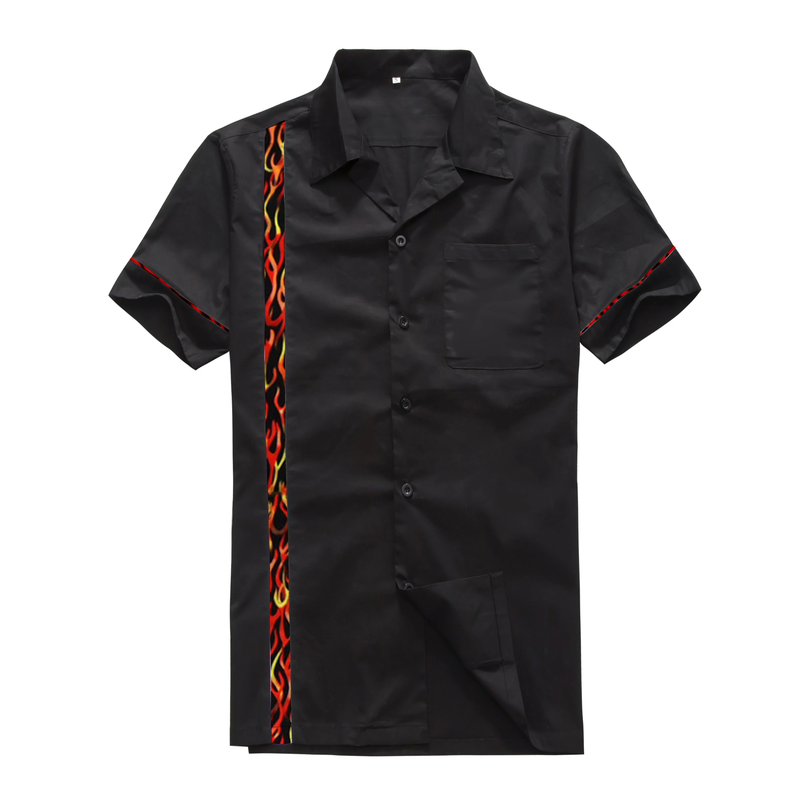 Online Shop 1980 S Hawaii Mens Kemeja Palm Pohon Blus Lengan Pendek