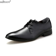 Formal klassischen stil herren business leder schuhe schwarz braun weiß farbe mann büro weiche lederschuhe neue herren kleid derby