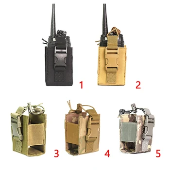 

Durable Pouch Case Small Waist Bag Waterproof Nylon Holder Sportswear Accessories Radio Walkie Talkie Bag