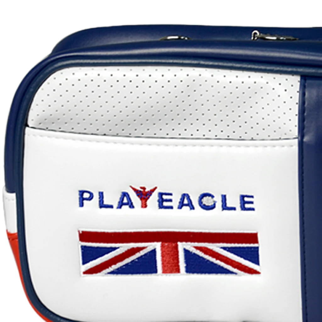 Unisex Golf Pouch Bag Handbag PU Matreial Zipper Mini Golf Bag Valuables Cell Phone Pouch Makeup Cosmetic Bag for Men Women