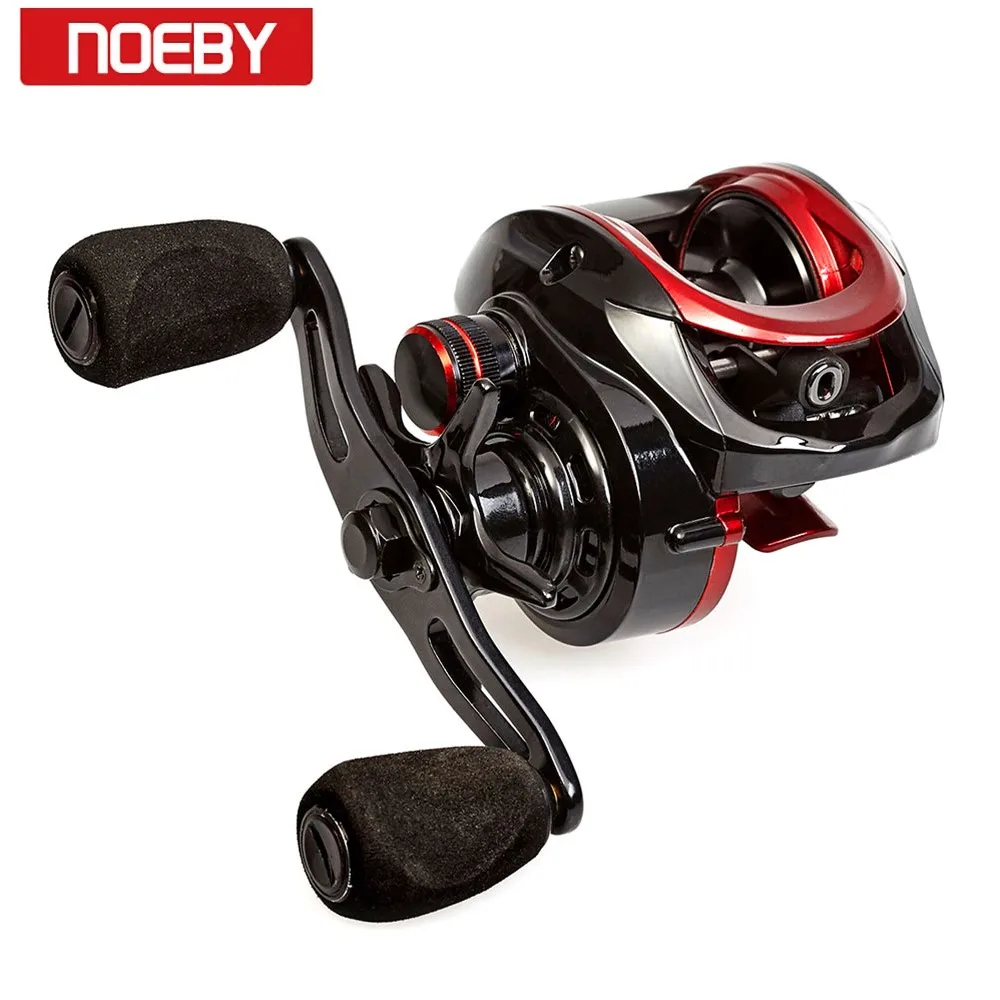 

NOEBY casting Fishing Reels Drag Power 8kg 7.3:1 10+1Gear Ratio Magnetic Brake 10 Bearing Left Right Hand Baitcasting Reel