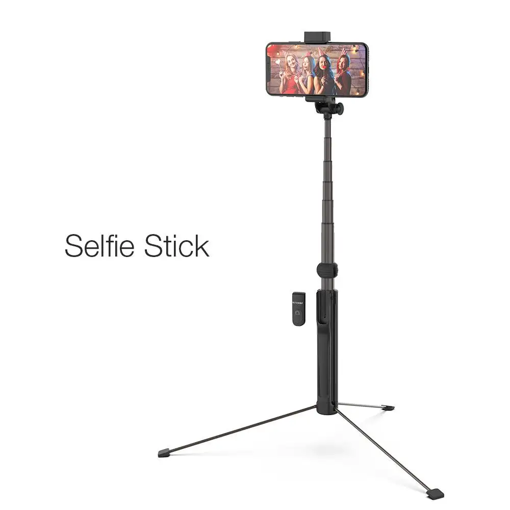 BlitzWolf BW-BS8L, 3 в 1, bluetooth, селфи-палка, светодиодный длинный Выдвижной Штатив с возможностью поворота под разными углами для iPhone X, XR, XS Max - Цвет: Selfie Stick