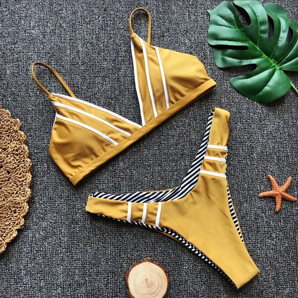 Brand Triangle Bikini 2019 Swimwear Women Swimsuit Sexy Push Up Bikini Set Bathing Suit Beachwear Summer maillot de bain