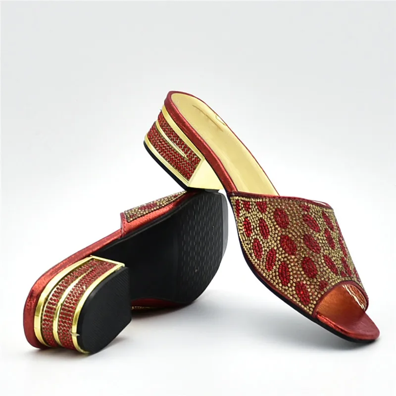 Новейшая Итальянская обувь с сумки в комплекте, Размер 38–43 для свадьбы в комплекте; красные итальянские комплект из обуви и сумки, украшенные Стразы в комплекте комплект из обуви и сумки