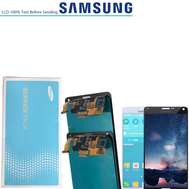 5,7 '' дисплей для SAMSUNG Galaxy Note 4 N910 Note4 N910C N910F N910A ЖК-дисплей сменный сенсорный экран дигитайзер