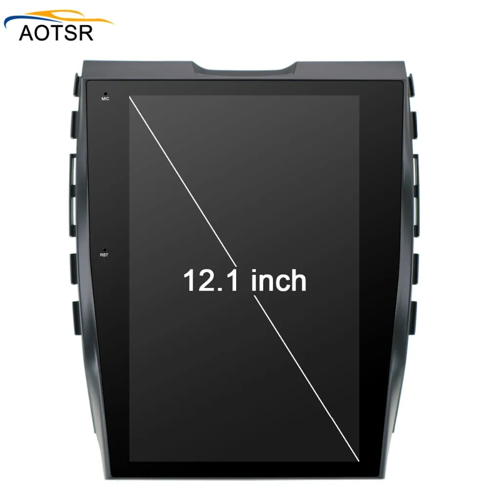 Top Tesla Style 12.1" Android 7.1 Car multimedia player head unit For Ford EDGE 2015-2018 car gps navigation radio stereo BT no dvd 4