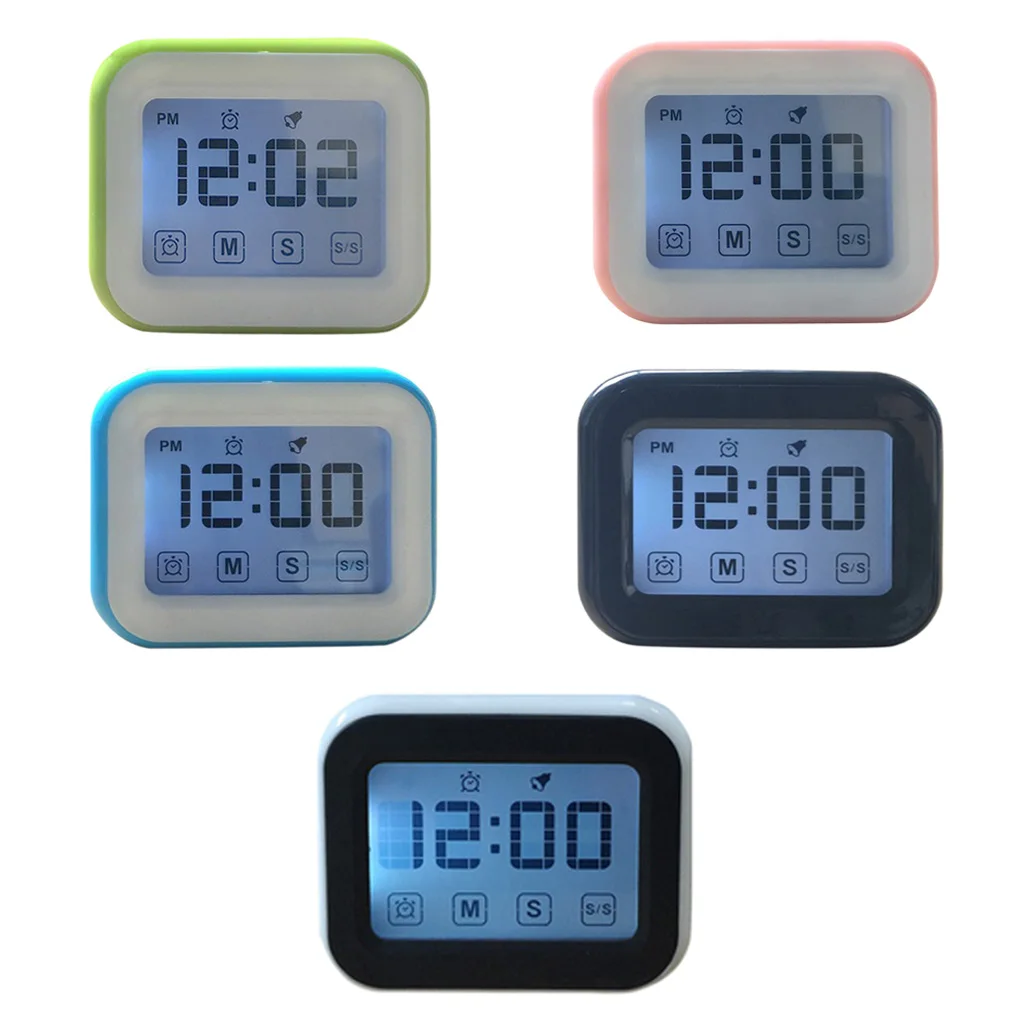 Minutes/Sec/Hour Kitchen Timer Cooking Analog Count Alarm Clock,Battery Power, Quartz Clock