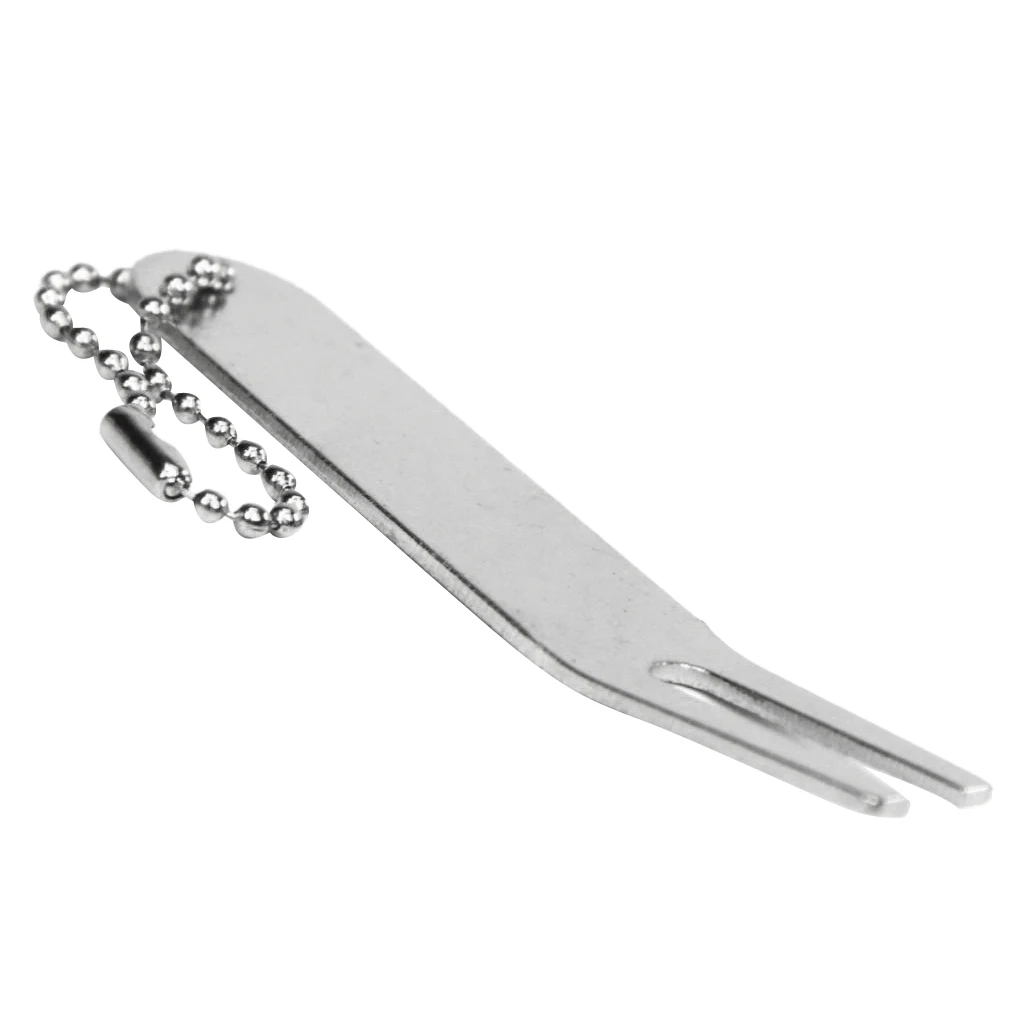 Portable Curved Golf Fork Prongs Repairing Tool For Divot Pitch Repairing Golf Training Aids Golf Learner Accessories