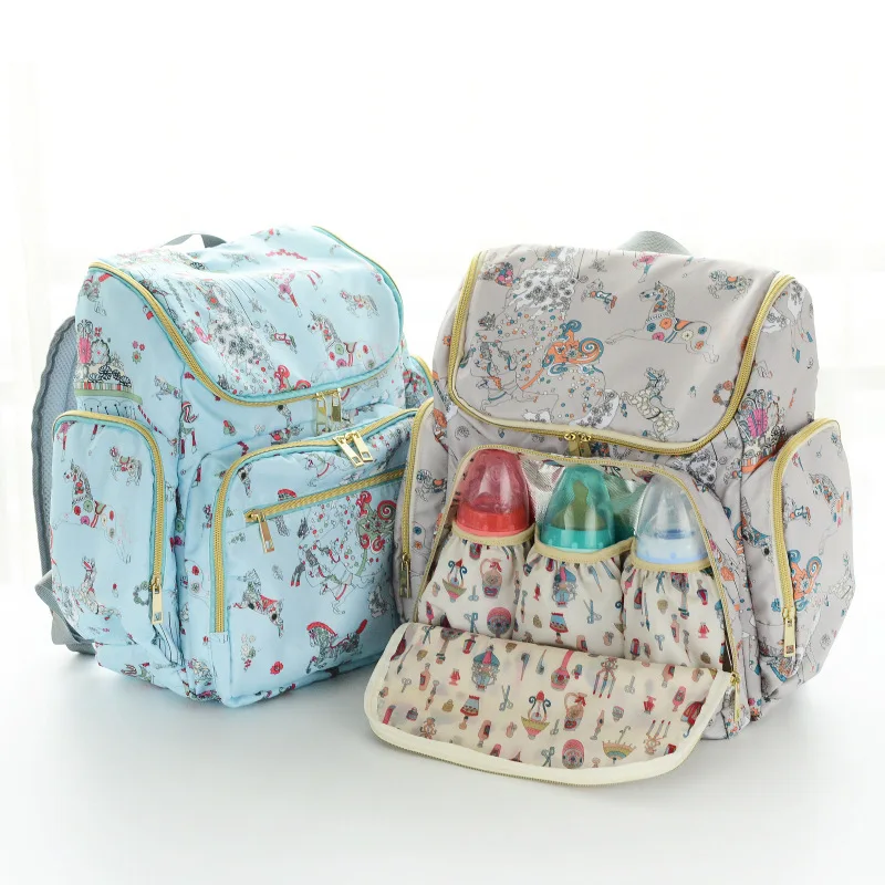 

New Fashion Mummy Maternity Nappy Bag Large Capacity Baby Bag Travel Backpack Desinger Nursing Bag for Baby Care